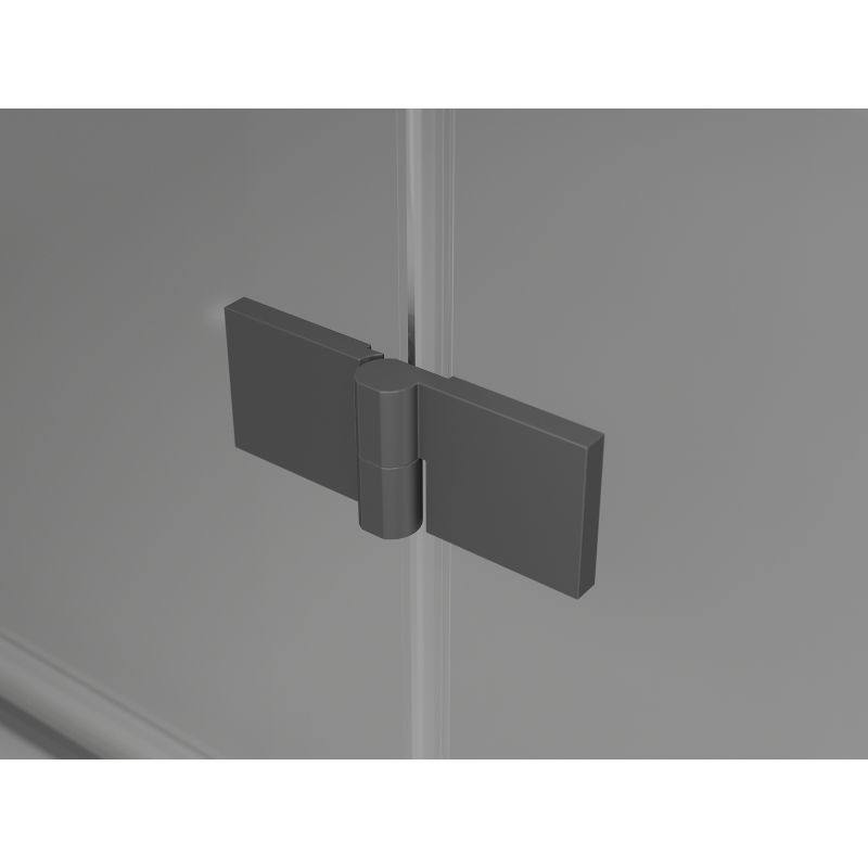 Mexen Lunar Duo kabina prysznicowa uchylna prawa 105 x 70 cm, transparent, gun metal - 834-105P-070L-95-00