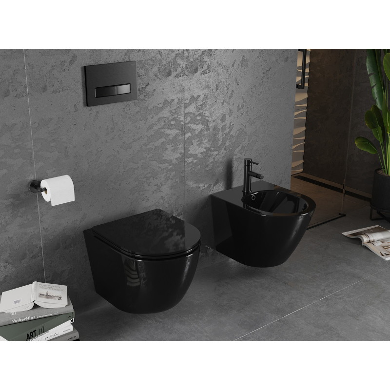 Mexen Lena bidet wiszący, czarny - 35224870