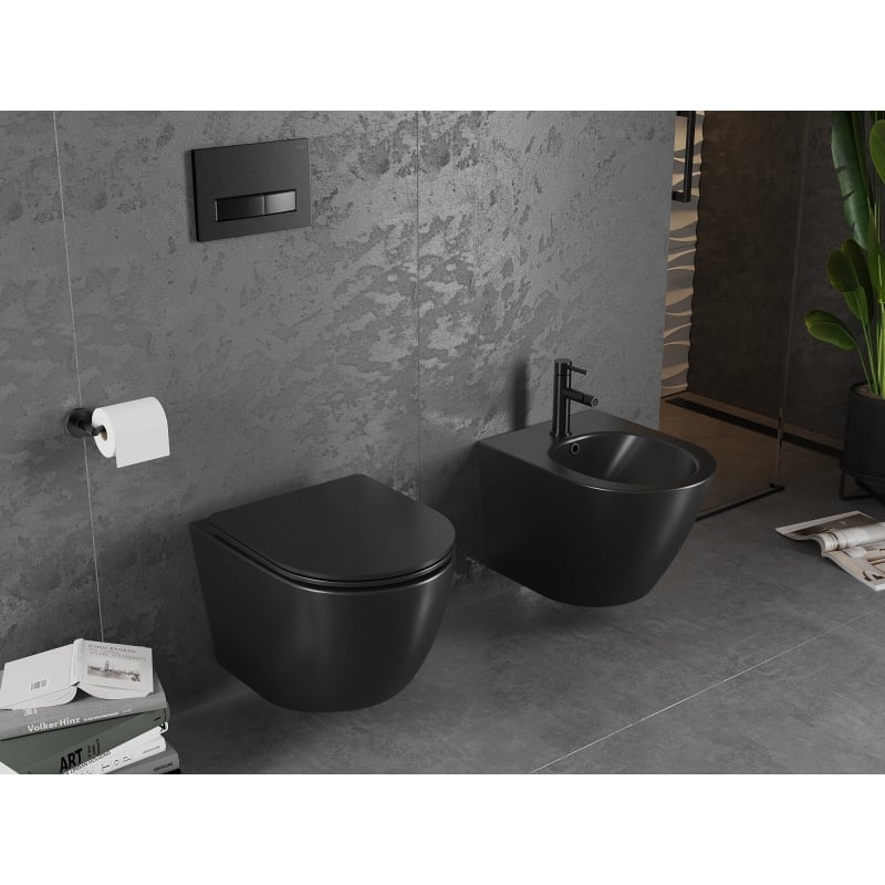 Mexen Lena bidet wiszący, czarny mat - 35224885