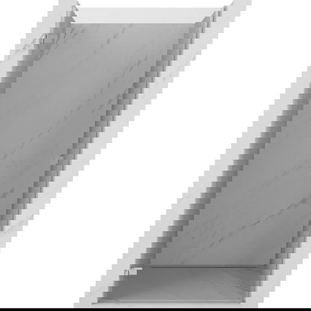 Mexen Lunar-B drzwi prysznicowe uchylne lewe 45 cm, transparent, chrom - 832-045-000-01-00-L