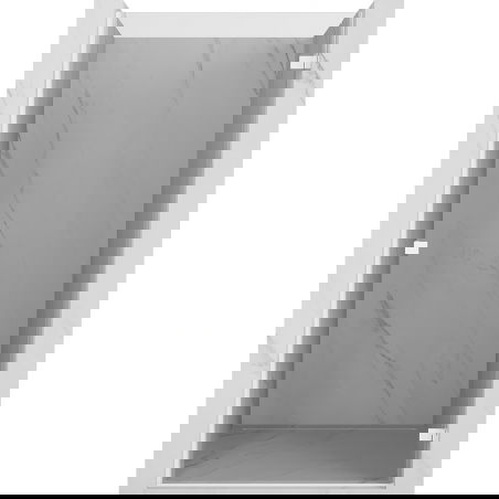 Mexen Lunar-B drzwi prysznicowe uchylne prawe 50 cm, transparent, białe - 832-050-000-20-00-P