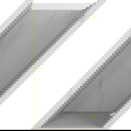 Mexen Lunar-B drzwi prysznicowe uchylne prawe 45 cm, transparent, złote - 832-045-000-50-00-P