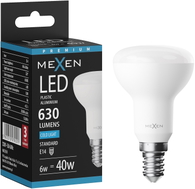 Mexen Nova żarówka LED E14, R50, 6W, Zimna - 6500K, 630 lm - L103-E14-0665-01