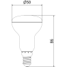 Mexen Nova żarówka LED E14, R50, 8W, Ciepła - 3000K, 840 lm - L103-E14-0830-01