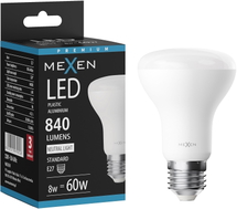 Mexen Nova żarówka LED E27, R63, 8W, Neutralna - 4000K, 840 lm - L104-E27-0840-01