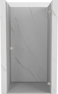 Mexen Lunar-B drzwi prysznicowe uchylne prawe 45 cm, transparent, nikiel szczotkowany - 832-045-000-97-00-P
