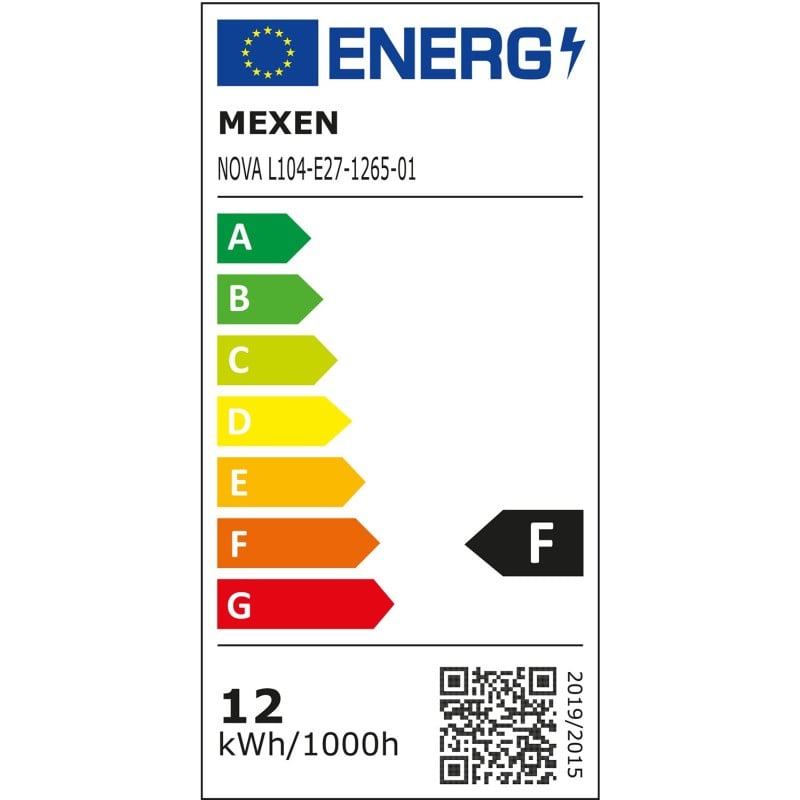 Mexen Nova żarówka LED E27, R63, 12W, Zimna - 6500K, 1260 lm - L104-E27-1265-01