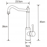 Mexen Inu bateria kuchenna, inox - 672200-99