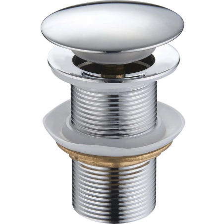 Mexen korek klik-klak okrągły, chrom - 79910-00