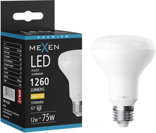 Mexen Nova żarówka LED E27, R80, 12W, Ciepła - 3000K, 1260 lm - L105-E27-1230-01