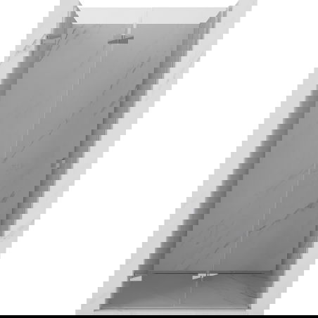 Mexen Lunar-F drzwi prysznicowe składane lewe 50 cm, transparent, chrom - 836-050-000-01-00-L