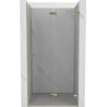 Mexen Lunar-F drzwi prysznicowe składane prawe 50 cm, transparent, złote - 836-050-000-50-00-P