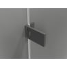 Mexen Lunar-F drzwi prysznicowe składane lewe 55 cm, transparent, gun metal - 836-055-000-95-00-L