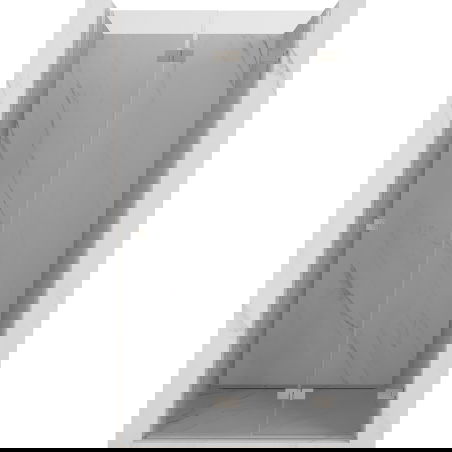 Mexen Lunar-F drzwi prysznicowe składane prawe 50 cm, transparent, nikiel szczotkowany - 836-050-000-97-00-P