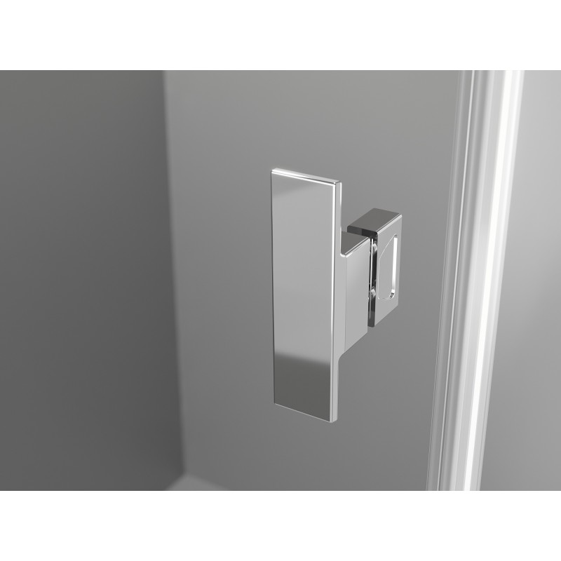 Mexen Mist-B drzwi prysznicowe uchylne 50 cm, transparent, chrom - 8A2-050-000-01-00