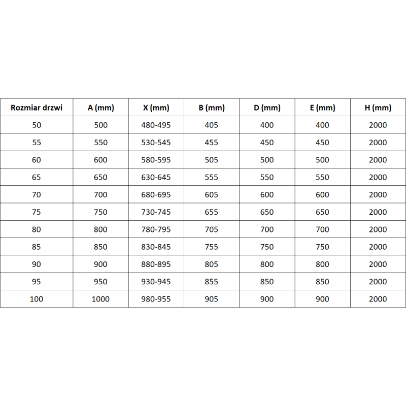 Mexen Mist-B drzwi prysznicowe uchylne 50 cm, transparent, złote szczotkowane - 8A2-050-000-55-00