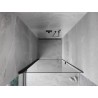 Mexen Mist-B drzwi prysznicowe uchylne 60 cm, transparent, czarne - 8A2-060-000-70-00