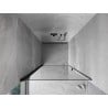 Mexen Mist-B drzwi prysznicowe uchylne 85 cm, transparent, czarne - 8A2-085-000-70-00