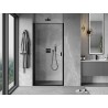 Mexen Mist-B drzwi prysznicowe uchylne lewe 80 cm, czarna ramka, czarne - 8A2-080-000-70-70-L