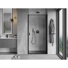 Mexen Mist-B drzwi prysznicowe uchylne prawe 90 cm, czarna ramka, czarne - 8A2-090-000-70-70-P
