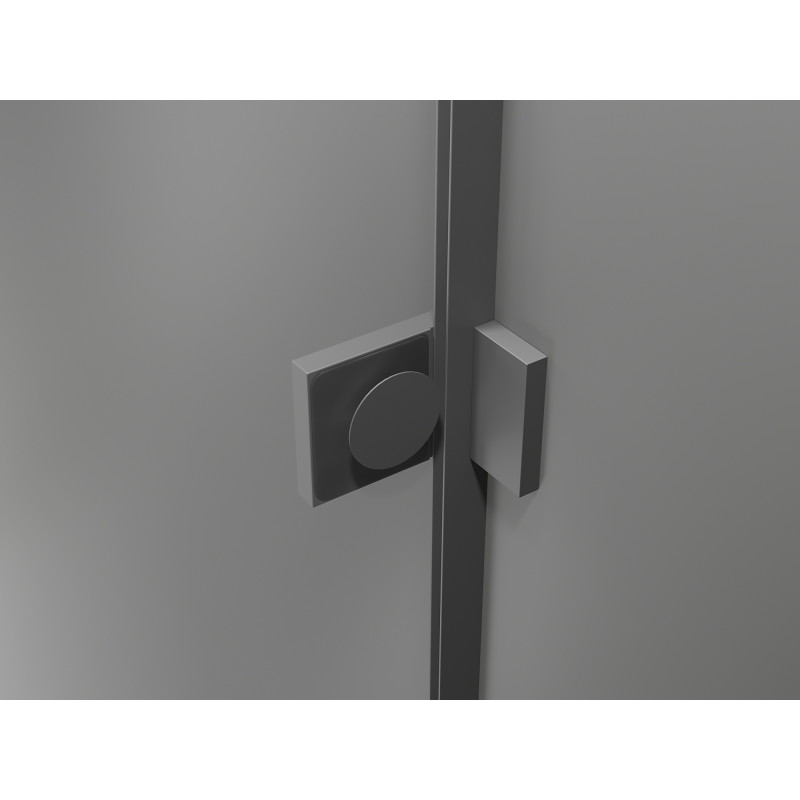 Mexen Lunar L Duo kabina prysznicowa uchylna prawa 110 x 105 cm, transparent, gun metal - 834L-110P-105L-95-00