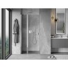 Mexen Mist drzwi prysznicowe uchylne 120 cm, transparent, chrom - 8A4-120-000-01-00