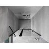 Mexen Mist drzwi prysznicowe uchylne lewe 85 cm, czarna ramka, czarne - 8A4-085-000-70-70-L
