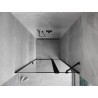 Mexen Mist drzwi prysznicowe uchylne prawe 100 cm, czarna ramka, czarne - 8A4-100-000-70-70-P