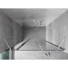 Mexen Mist drzwi prysznicowe uchylne 120 cm, transparent, chrom - 8A4-120-001-01-00