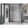 Mexen Mist drzwi prysznicowe uchylne 145 cm, transparent, chrom - 8A4-145-001-01-00