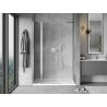 Mexen Mist drzwi prysznicowe uchylne 155 cm, transparent, chrom - 8A4-155-001-01-00