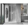 Mexen Mist L drzwi prysznicowe uchylne 120 cm, transparent, chrom - 8A4L-120-000-01-00