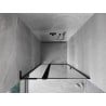 Mexen Mist L drzwi prysznicowe uchylne lewe 90 cm, czarna ramka, czarne - 8A4L-090-000-70-70-L