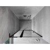 Mexen Mist L drzwi prysznicowe uchylne lewe 115 cm, czarna ramka, czarne - 8A4L-115-000-70-70-L
