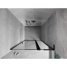 Mexen Mist L drzwi prysznicowe uchylne prawe 115 cm, czarna ramka, czarne - 8A4L-115-000-70-70-P