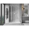 Mexen Mist L drzwi prysznicowe uchylne 155 cm, transparent, chrom - 8A4L-155-001-01-00