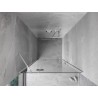 Mexen Mist-H drzwi prysznicowe uchylne lewe 90 cm, transparent, chrom - 8A5-090-000-01-00-L
