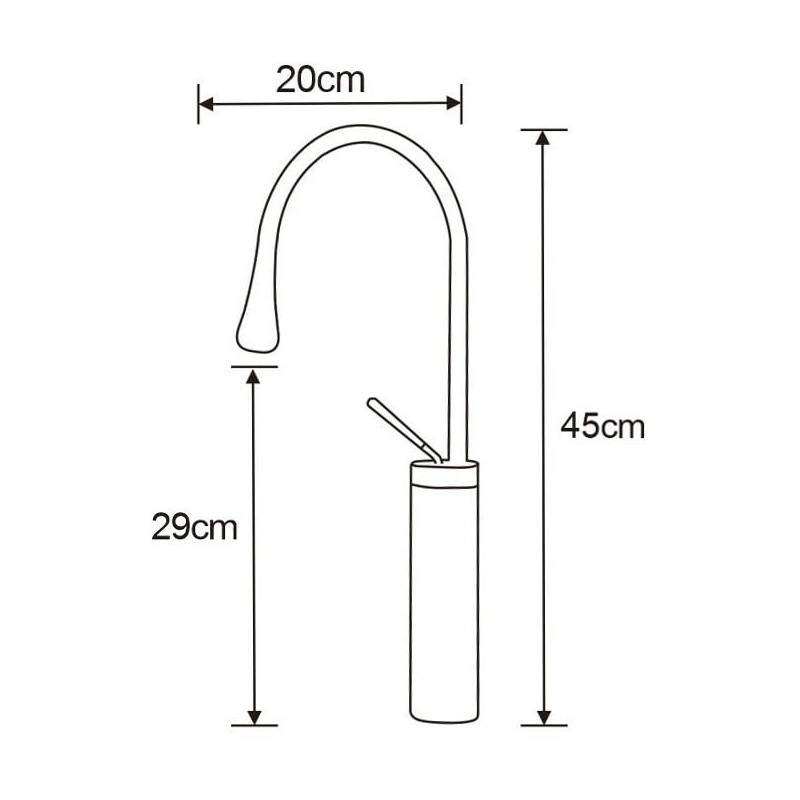 Mexen Dorado bateria umywalkowa, złota - 747310-50