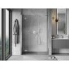 Mexen Mist-H drzwi prysznicowe uchylne lewe 125 cm, transparent, chrom - 8A5-125-001-01-00-L