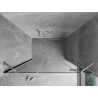 Mexen Mist-H drzwi prysznicowe uchylne prawe 130 cm, transparent, chrom - 8A5-130-001-01-00-P