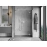 Mexen Mist-H drzwi prysznicowe uchylne prawe 140 cm, transparent, chrom - 8A5-140-001-01-00-P