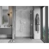 Mexen Mist-H drzwi prysznicowe uchylne prawe 155 cm, transparent, chrom - 8A5-155-001-01-00-P