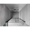 Mexen Mist-B drzwi prysznicowe uchylne lewe 80 cm, czarna kratka, czarne - 8A2-080-000-70-77-L