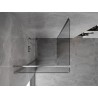 Mexen Mist-B kabina prysznicowa uchylna 100 x 100 cm, transparent, chrom - 8A2T-100-100-01-00