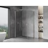 Mexen Mist-B kabina prysznicowa uchylna 100 x 70 cm, transparent, chrom - 8A2T-100-070-01-00