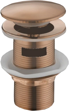 Mexen korek klik-klak okrągły z przelewem, różowe złoto - 79920-60