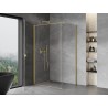 Mexen Mist-B  kabina prysznicowa uchylna 85 x 120 cm, transparent, złota szczotkowana - 8A2T-085-120-55-00