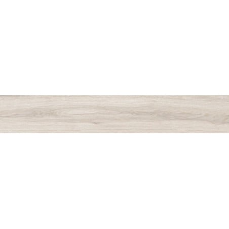 Mexen Hirera White gres szkliwiony rekt. G1, płytka drewnopodobna podłogowo-ścienna 120 x 20 cm, mat - TL611-120-020-09