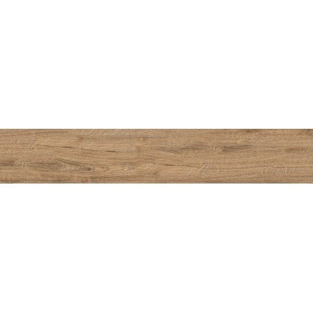 Mexen Wood Ville Brown gres szkliwiony rekt. G1, płytka drewnopodobna podłogowo-ścienna 120 x 20 cm, carving - TL613-120-020-02