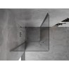 Mexen Mist-B Duo kabina prysznicowa uchylna 70 x 70 cm, transparent, chrom - 8A2-070-070-01-00